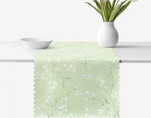 Goldea běhoun na stůl teflonový - jasmínové květy 50x120 cm