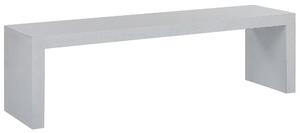 Zahradní lavice TARANTO 150 cm Beton Bílá