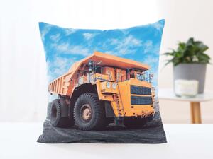 Povlak na polštářek 40 × 40 cm – Mining Dump Truck