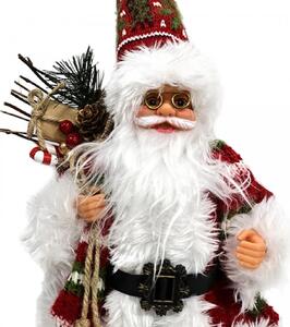Tutumi - Vánoční postavička Santa Claus - pestrá - 44 cm