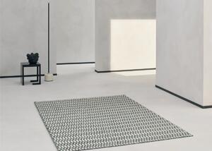 Linie Design Vlněný koberec Elliot Barva: Black-White (černo-bílá), Rozměr: 140x200 cm