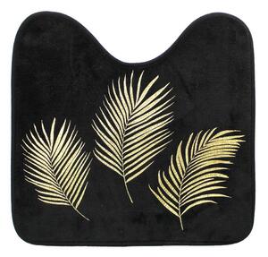 Černá/ve zlaté barvě WC koupelnová předložka 45x45 cm Orbella – douceur d'intérieur