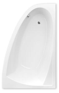 Roltechnik Outlet Asymetrická akrylátová vana iBATH ASYMMETRIC NEO Varianta: rozměry: 150x95 cm, orientace: Pravá - (iBATH_ASYMMETRIC_NEO_150P - 9160000)