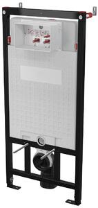 Deante Easy Lock, podomítkový WC modul pro závěsné mísy, splachování 4/2 l 510x1176 mm, černá, CSTEWC01