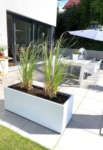 Truhlík MAXI, sklolaminát, šířka 120 cm, bílý mat