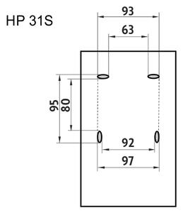 Nimco Bezdotykový zásobník na pěnové mýdlo - HP 9531S-P-04