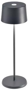 Zahradní lampička OLIVIA antracit- 35 cm Exteriér | Zahradní osvětlení