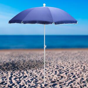 DEMA Plážový slunečník 180 cm UV30 Beach, modrý 41273D