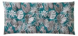 Dlouhý dekorativní polštář s tropickým vzorem
