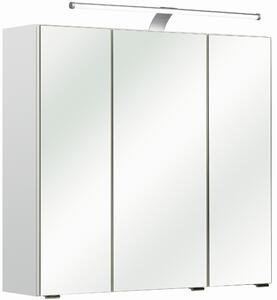 ZRCADLOVÁ SKŘÍŇKA, bílá, 75/70/20 cm Xora - Zrcadlové skříňky