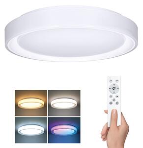 SOLIGHT LED osvětlení s dálkovým ovladačem Floco, 30W + 6W RGB, 2100lm, 40cm, CCT
