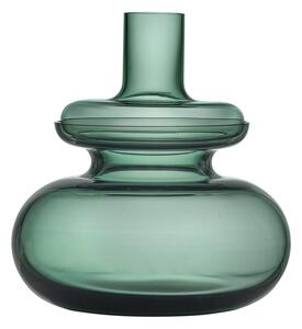Zelená skleněná váza Inu - Zone