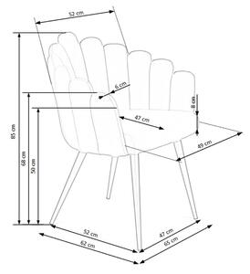 Jídelní židle SCK-410 šedá