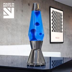 Mathmos SO41P + AST1227 Astro, originální lávová lampa, 1x35W, modrá s modrou lávou, 44cm