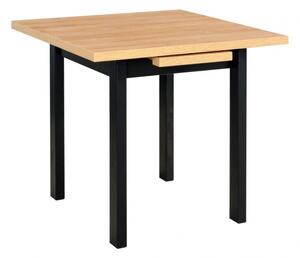 Drewmix jídelní sestava DX 4 + odstín dřeva (židle + nohy stolu) buk, odstín lamina (deska stolu) wenge, potahový materiál látka
