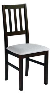 Drewmix jídelní sestava DX 4 + odstín dřeva (židle + nohy stolu) bílá, odstín lamina (deska stolu) bílá, potahový materiál látka
