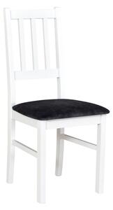 Drewmix jídelní sestava DX 42 + odstín dřeva (židle + nohy stolu) bílá, odstín lamina (deska stolu) bílá, potahový materiál látka