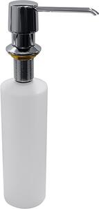 Bemeta Design Dávkovač mýdla, 470 ml, integrovaný, mosaz/plast, lesk - 136109012