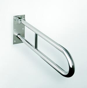 Bemeta Design HELP: Madlo, 600 mm, ve tvaru U, sklopné, bez krytky, nerez, lesk - 301102071