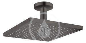 Hansgrohe - Hlavová sprcha 300 Air, 1 proud, se stropním připojením, kartáčovaný černý chrom