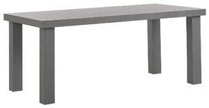 Zahradní jídelní stůl TARANTO 180 cm 90 cm Beton Šedá