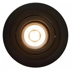 Lucide 22954/01/30 zápustné bodové svítidlo Tube 1x50W | GU10 - černá, nastavitelné, stmívatelné