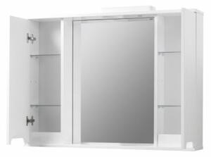 Kingsbath Marco 95 závěsná koupelnová skříňka se zrcadlem a osvětlením