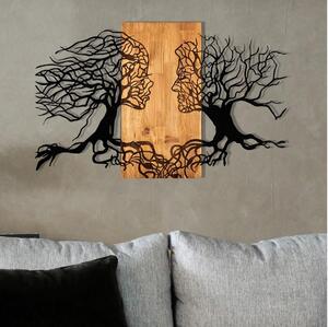 Asir Nástěnná dekorace 58x92 cm strom života dřevo/kov AS1468