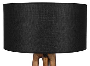 Designová stojanová lampa Thea 166 cm hnědá / černá