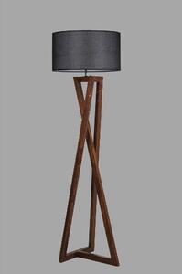 Designová stojanová lampa Thea 166 cm černý ořech