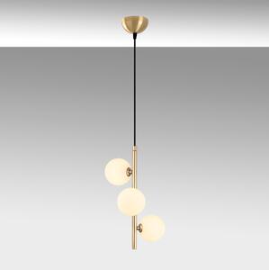 Designový lustr Olivie 36 cm zlatý