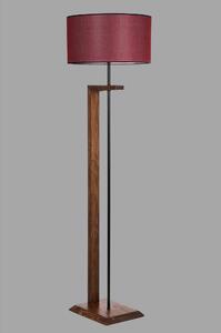 Designová stojanová lampa Jadey 163 cm bordó