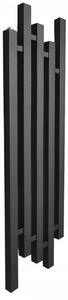 Regnis PORK, topné těleso 320x1000mm s jednootvorovým pravým dolním připojením 50mm, 630W, černá matná, PORK100/30/PD50/BLACK