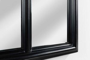Designové nástěnné zrcadlo Window II 140 cm černé
