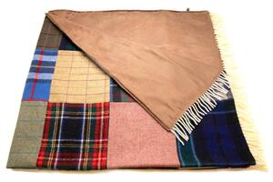 Vlněná deka Patchwork Tartan & Tweed 220 x 180 cm Tweedmill