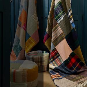 Vlněná deka Patchwork Tartan & Tweed 220 x 180 cm Tweedmill