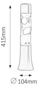 Rabalux MARSHAL Lávová lampa 4109
