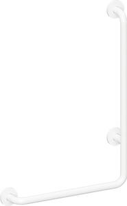 Bemeta Design HELP: Madlo, 890 mm, ve tvaru L, pravé, s krytkou, bílá - 301122043
