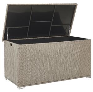Úložný box MODENA 155 cm 75 cm Umělý ratan Taupe