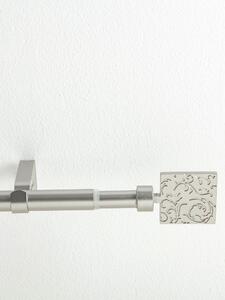 Garnýž jednořadá Paolo - broušený nikl 120 - 210 cm