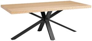 JÍDELNÍ STŮL, dub, přírodní barvy, černá, 200/100/76 cm MID.YOU - Online Only jídelní stoly, Online Only