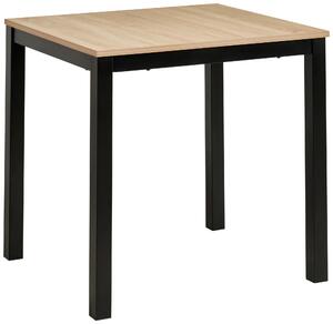 JÍDELNÍ STŮL, černá, Sonoma dub, 80-120/70/76 cm Carryhome - Jídelní stoly