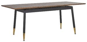 Rozkládací jídelní stůl CALIFORNIA Tmavě hnědá 160/200 cm 90 cm