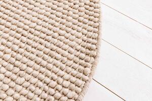 Designový kulatý koberec Arabella 150 cm béžový