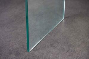 Designová konzola Phantom 100 cm sklo