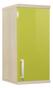 Koupelnová skříňka závěsná K9 barva skříňky: akát, barva dvířek: lemon lesk