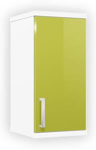 Koupelnová skříňka závěsná K9 barva skříňky: bílá 113, barva dvířek: lemon lesk