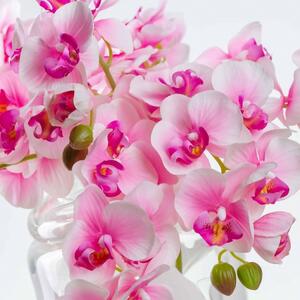 Umělá orchidea NATÁLIE jemně-růžová. Cena uvedena za 1 kus. JULEST WM18901JERU