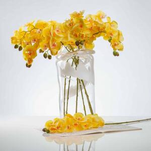 Umělá orchidea NATÁLIE žlutá. Cena uvedena za 1 kus. JULEST WM18901ZL