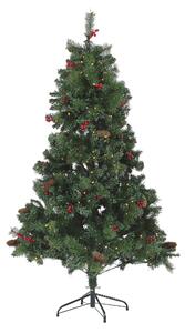 Umělý vánoční stromeček LED JACINTO 180 cm Tmavě zelená